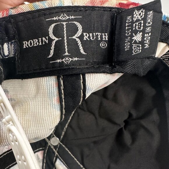 Robin Ruth North Carolina Cap Quilted Floral Adjustable Baseball Hat Sportswear - Picture 10 of 16